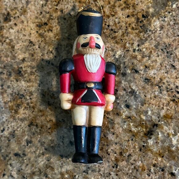 Other - Vtg ceramic nutcracker ornament‎